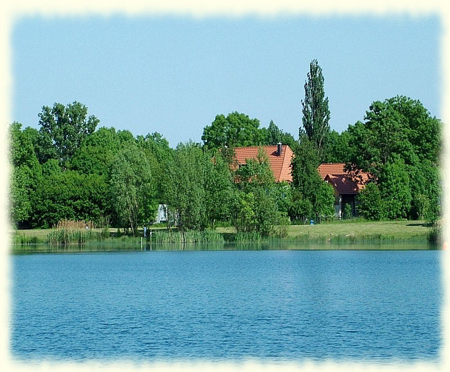 Blick vom See zur Geistmühle